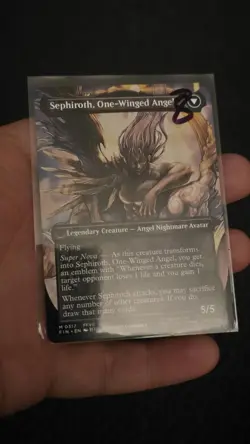MTG English Sephiroth, Fabled SOLDIER (Borderless) (0317) NM regular NON-FOIL - Image 2