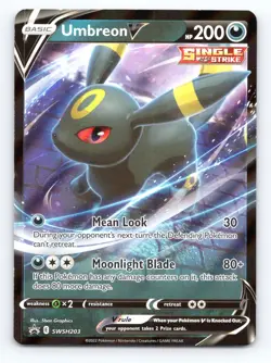 Pokemon SWSH: Sword & Shield Promo Cards Umbreon V SWSH203 NM (see photo) - Image 1