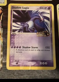2005 E3 Shadow Lugia Nintendo JUMBO 5.75x8 Gale Darkness Pokemon Promo Card RARE - Image 1