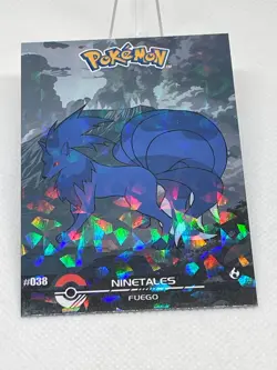 Ninetales #38 - Cracked Ice Holo - Crystal Dark Black 2025 - Pokemon Card - Image 1