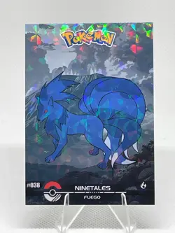 Ninetales #38 - Cracked Ice Holo - Crystal Dark Black 2025 - Pokemon Card - Image 3