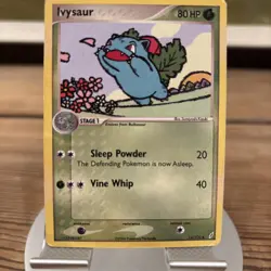 Pokemon TCG Ivysaur Card 34/100 Crystal Guardians 2006 - Image 1