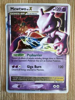 Mewtwo Lv. X - DP28 - Pokemon Diamond & Pearl Promo Ultra Rare Card VLP - Image 1