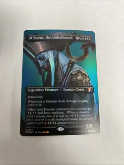 Mikaeus The Unhallowed Borderless Foil Card #0675 MTG LP - Image 1