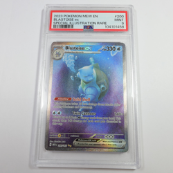 2023 PSA 9 MINT MT Pokemon 200/165 Blastoise ex SV 151 SIR SAR Card #58214B - Image 1