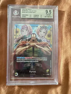 Kyros EB01-040 L Memorial Collection One Piece Card Game Parallel BGS 9.5 - Image 1