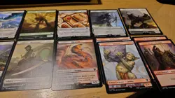 MTG Magic The Gathering Tales of Middle Earth Commander Token cards x20 LOTR NM - Image 2