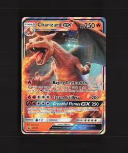 Charizard GX SM195 Sun & Moon Black Star Promo Holo Pokemon Card NM - Image 1