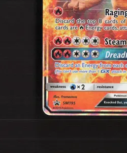 Charizard GX SM195 Sun & Moon Black Star Promo Holo Pokemon Card NM - Image 5