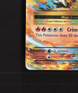 Mega M Charizard EX 13/108 Evolutions Ultra Rare Holo Pokemon Card LP - Image 5