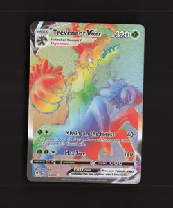 Trevenant VMAX 206/203 Evolving Skies Full Art Secret Rare Holo Pokemon Card NM - Image 1