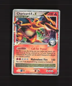 Charizard G LV.X DP45 Diamond & Pearl Black Star Promo Holo Pokemon Card MP - Image 1