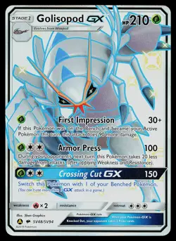 Pokemon Card - Golisopod GX Hidden Fates Shiny Vault SV48/SV94 Shiny Holo Rare - Image 1