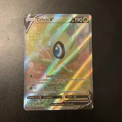 Pokemon TCG Celebi v Chilling Reign Full Art Ultra Rare Card 160/198 - Image 1