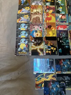 HUGE LOT 500+ VTG Topps Pokemon TV Animation Cards 65 HOLOS Charizard Series 1-3 - Image 5