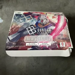 GUNDAM CARD GAME: Newtype Rising Booster Box GD01 BANDAI | English Open Box - Image 1