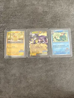 Pokemon Day 2024 Illustration Contest 3 Card Set Feraligatr, Pikachu, Toxtricity - Image 1