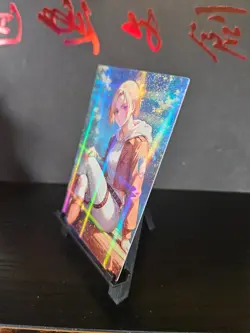 Annie Leonhart Attack on Titan AOT Art Card Holo Glitter Anime Waifu CCG - Image 2