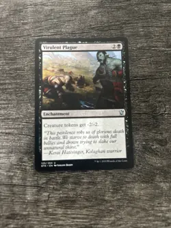 MTG 1x Virulent Plague x1 LP Dragons of Tarkir - Image 1