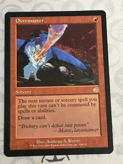 D1223 MAGIC GATHERING TORMENT OVERMASTER #104 MP R MTG - Image 1