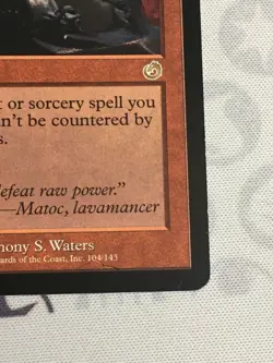 D1223 MAGIC GATHERING TORMENT OVERMASTER #104 MP R MTG - Image 5