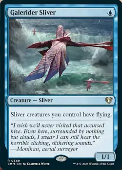 [1x] Galerider Sliver Near Mint, English Commander Masters MTG Magic - Image 1