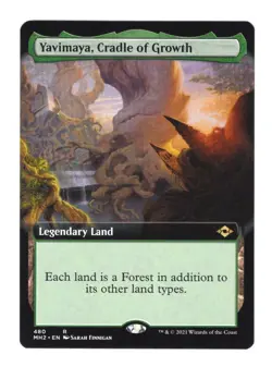 Yavimaya, Cradle of Growth (Extended Art) Modern Horizons 2 Regular NM/M - Image 1