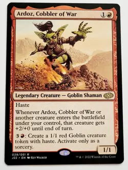 MTG Ardoz, Cobbler of War - Jumpstart 2022 - NM - Image 1
