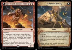 MTG Ojer Axonil, Deepest Might // Temple of Power - Foil, NM-Mint, English The L - Image 1