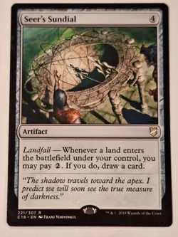 Seer's Sundial - Commander 2018 - Magic the Gathering MTG Nice! - Image 1