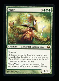 * * 1x Vigor x1 * * Duels of the Planeswalkers MTG NM Near Mint - Image 1