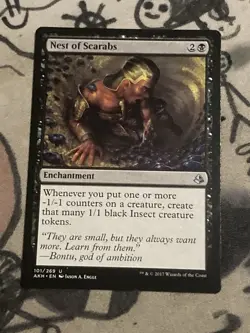 MTG Nest of Scarabs Amonkhet (101/269) Regular Uncommon Magic The Gathering - Image 1