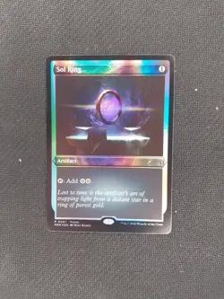 MAGIC THE GATHERING MTG 1x PROMO SOL RING FOIL RARE P 0001 2024 NM/M - Image 1