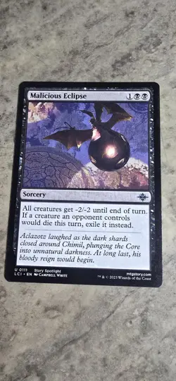 Malicious Eclipse The Lost Caverns of Ixalan Regular Sorcery Uncommon MTG NM - Image 1
