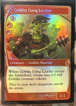 Goblin Gang Leader (FOIL) [Future Sight Frame] Mystery Booster 2 144 MTG - Image 1