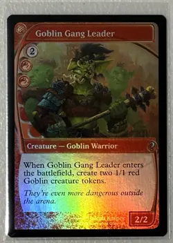 Goblin Gang Leader (FOIL) [Future Sight Frame] Mystery Booster 2 144 MTG - Image 2