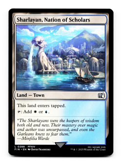 Sharlayan, Nation of Scholars [Universes Beyond: Final Fantasy] Magic MTG ⚪💧 - Image 1