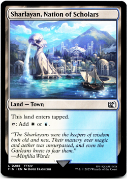 Sharlayan, Nation of Scholars [Universes Beyond: Final Fantasy] Magic MTG ⚪💧 - Image 3