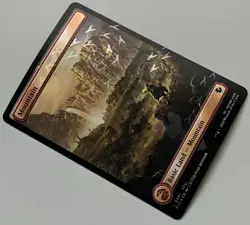 MTG FF Commander Basic Land Mountain COMMON CHOCOBO TRACK FOIL #0481 - Image 3