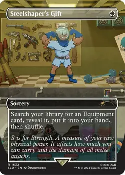 [1x] Steelshaper's Gift - Foil Near Mint, English Secret Lair MTG Magic - Image 1