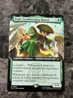 Magic the Gathering Toph, Earthbending Master extended Art @QZ19 - Image 1