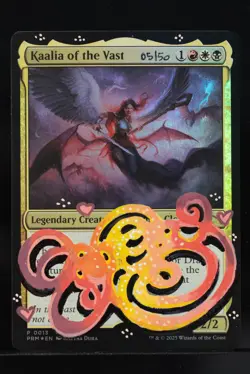 MTG Magic AP Artist Proof Kaalia of the Vast Foil Promo Signed Justyna Dura - Image 2