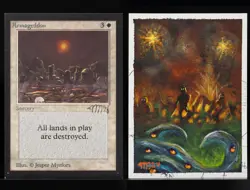 MTG Magic AP Artist Proof Beta 1st Edition Armageddon Painted Jesper Myrfors ABU - Image 1