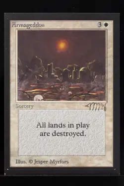 MTG Magic AP Artist Proof Beta 1st Edition Armageddon Painted Jesper Myrfors ABU - Image 2