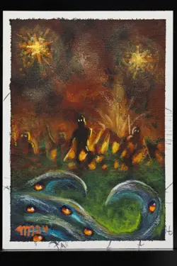 MTG Magic AP Artist Proof Beta 1st Edition Armageddon Painted Jesper Myrfors ABU - Image 3