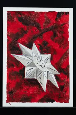 MTG Magic AP Artist Proof Beta 1st Edition Iron Star Painted Dan Frazier ABU - Image 3