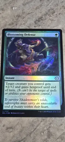 Blossoming Defense Lorwyn Eclipsed Foil Instant Uncommon MTG NM - Image 1