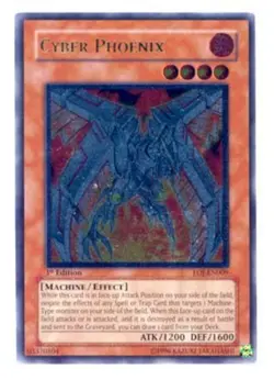Moderately Played, English - 1 x MTG Cyber Phoenix - EOJ-EN009 - Ultimate Rare - - Image 1