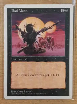 1997 MAGIC THE GATHERING 5TH EDITION BAD MOON TD25 - Image 1