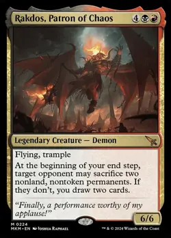 1x Rakdos, Patron of Chaos NM-Mint, English Murders at Karlov Manor MTG Magic - Image 1
